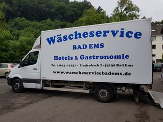 Lieferauto von Wäscheservice Bad Ems